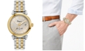 Salvatore Ferragamo Ferragamo Men's Swiss Feroni Two-Tone Stainless Steel Bracelet Watch 40mm